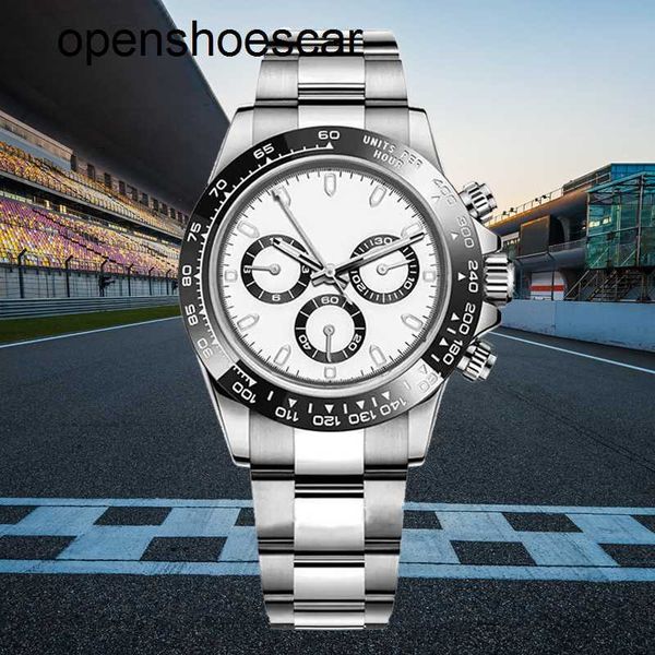 

luxury r olxes daytons watch mechanical 4130 movement stainless steel 40mm dial mens for man sapphire sky blue dial folding buckle de luxe s, Slivery;black