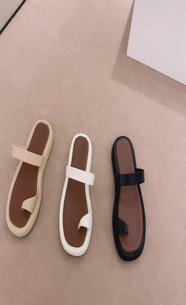 

slippers whnb 2022 open toe non slip narrow band women flip flops summer soft sole brand design indoor house sliders shoes8139251, Black