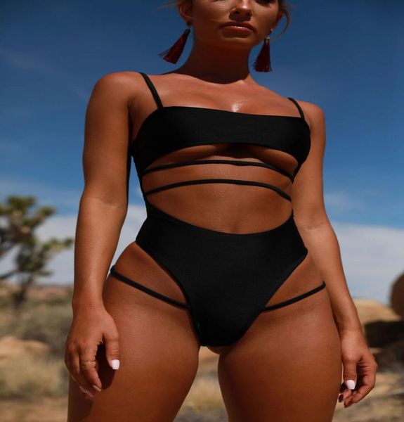 

luxury designer bandage swimwear for women bikini 2019 onepiece monokini bodysuit one piece swimsuit woman swim wear bat9531401