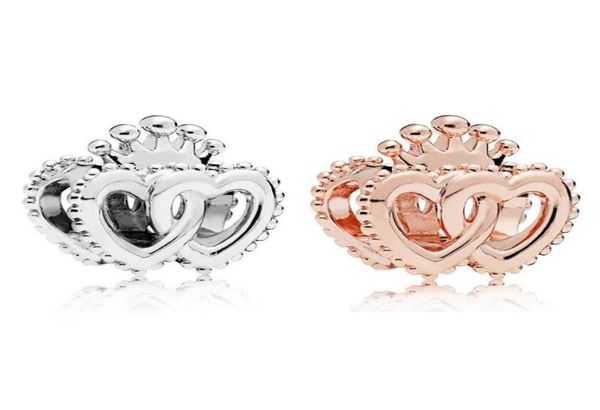 

fits p sterling silver bracelet 20pcs rose gold enamel beads charms for european charm chain fashion diy jewelry whole8533567, Black