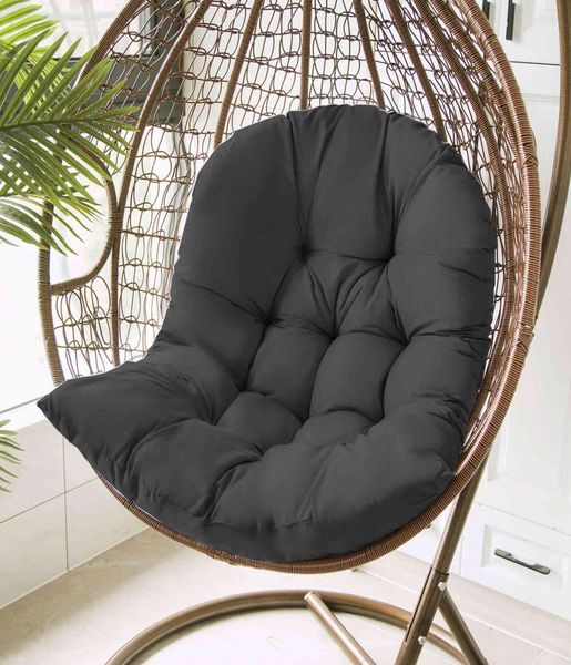 

egg chair hammock garden swing cushion hanging chair with backrt decorative cushion5394676, Silver
