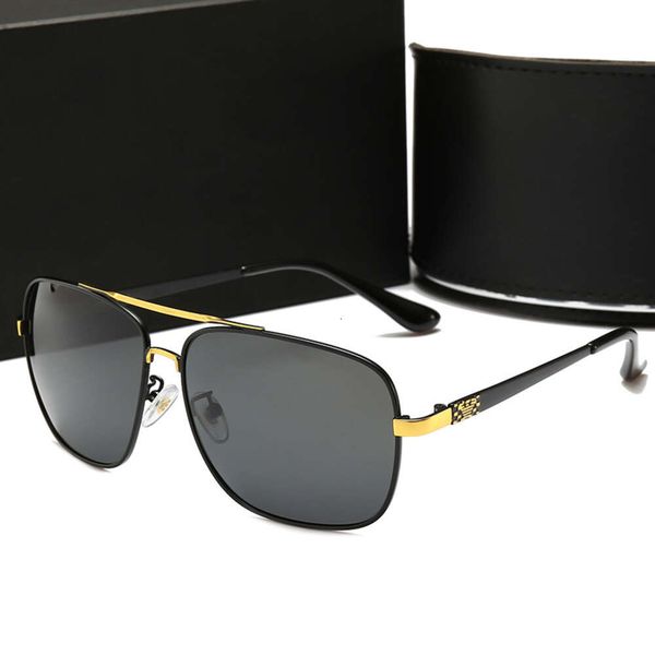 

sunglasses designer original classic fashion luxurynew men's polarized sunglasses metal riding driving fashion square framewith box and, White;black