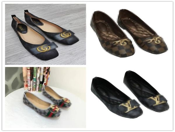 

fashion shoes designer luxury ladies doug slippers slides sandal flip flops striped leather business girl ballet shallow mouth wom6609690, Black