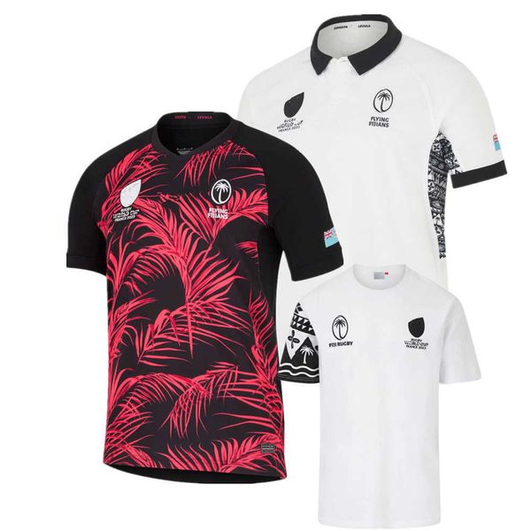 

fiji rugby jersey 2023 2024 home away culture 7s rugby shirt fijian drua jerseys singlet customized t-shirt s-5xl, White;black