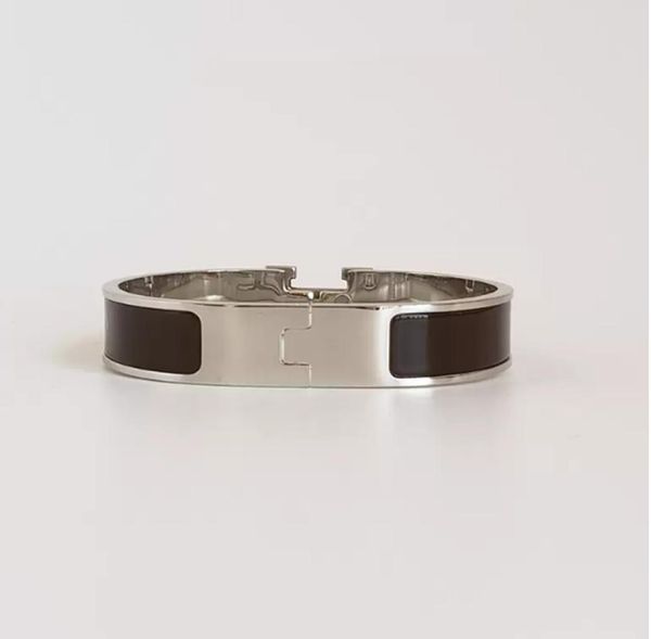

women039s bangle design couple letter buckle enamel bracelets rose gold women039s mosaic diamond love color bangles fashion 2518381, Black