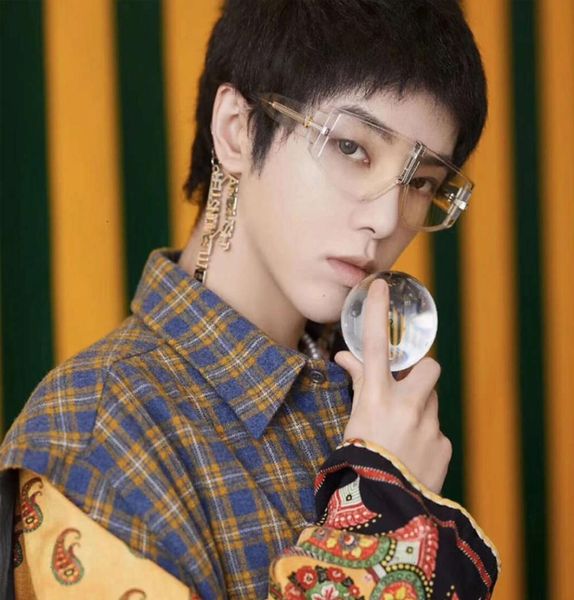 

2021 blue light blocking glasses gentle ambush men women sunglasses ultraviolet radiation polarizing lenses big sun glasses9899349, White;black