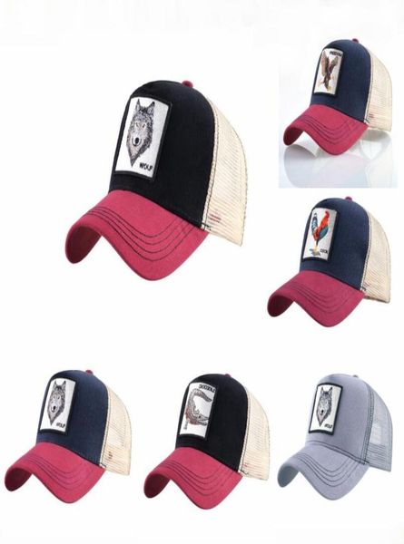 

fashion men039s snapback caps summer breathable baseball cap women cool streetwear wolf embroidery trucker bones hip hop4055228, Blue;gray
