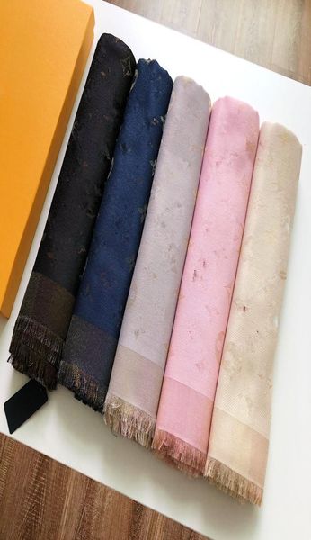 

140x140cm cashmere silk scarves square wraps for women men shawl long neck 4 leaf clover scarf 5 color highly quality7105376, Blue;gray