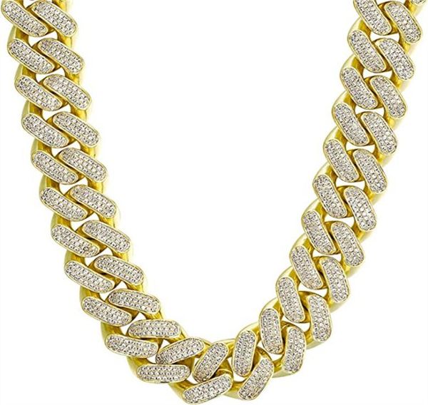 

mens cuban link chain miami cuban necklace 18k gold silver diamond cut stainless steel chain for men women 13mm 10mm iced out hip 3411684