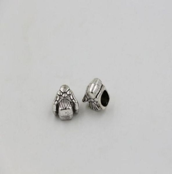 

mic 100 pcs antique silver angel spacers big hole beads for p charm bracelets ilia biagi bracelet 1110mm4999196, Bronze;silver