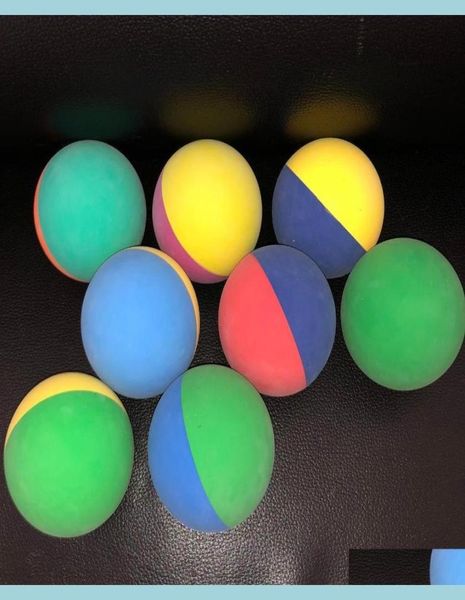 

balls sports outdoors12pcslot 6cm bicolor racquet squash low speed rubber hollow ball training competition high elasticity mix1879421