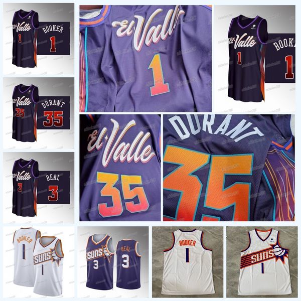 

phx kevin 35durant phoenixs 2023-24 city jersey suns bradley beal devin booker deandre ayton torrey craig cameron payne toumani camara t.j., Black;red