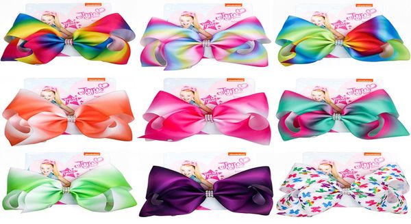 

8inch bow fittings girl039s hair color scissors hair fittings handcrafted hair pliers jojo siwa drop5639942, Slivery;white