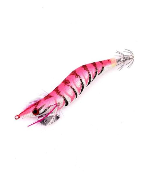 

20pc 30 luminous shrimp squid jigs fishing lure 5 color fishing tackle 115cm14g fishing bait13673054253106