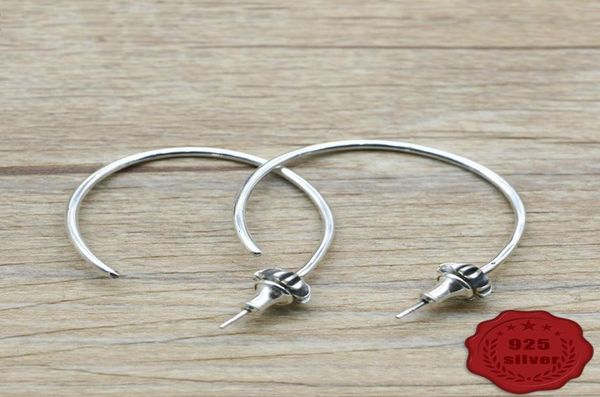 

s925 sterling silver drop earrings personality fashion hip hop punk style styling jeweler lovers gift 2019 new 169645