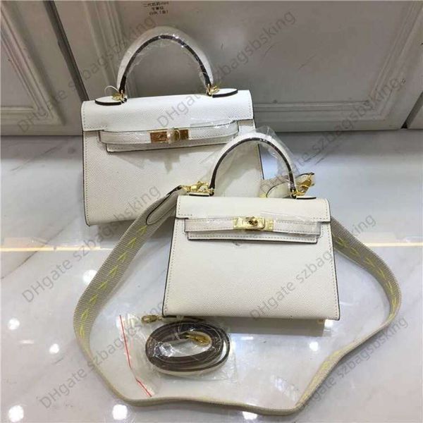 

cowhide women's bag designer handbag wallet new kellyss second generation double shoulder with palm pattern single handheld crossbody b