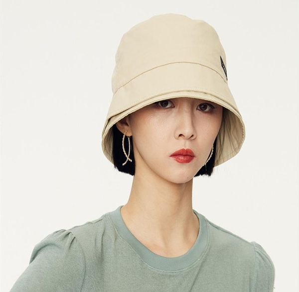 

mens womens bucket hats casual black cotton sun prevent bonnet lovers caps beanie fashion sunbonnet cap for women sunhat outdoor f3325139, Blue;gray