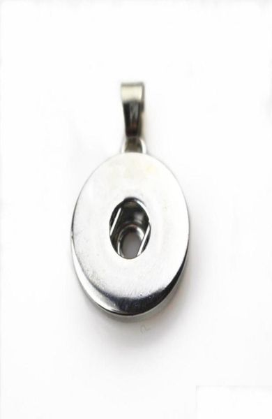

pendant necklaces 30pcslot interchangeable snaps buttons accessories diy jewelry accessory fit 18mm snap pendant drop delivery 203133172, Silver
