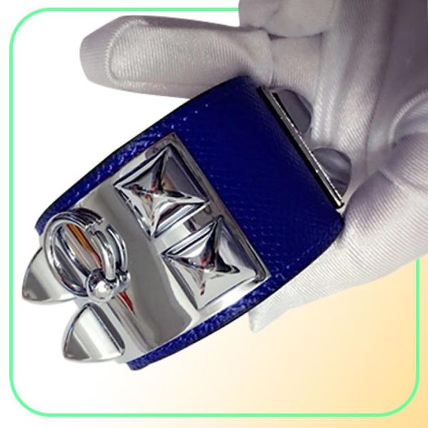 

with box fashion willow nail bracelets bangles men women leather bracelet rivet punk h leather stainless steel charm bangle jewelr6135603, Black