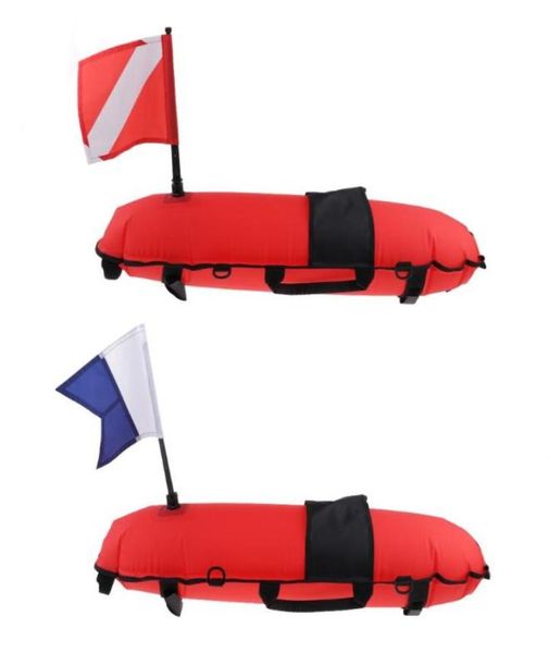 

pool accessories pro inflatable scuba diving buoy floater dive flag for diving spearfishing snorkeling safety marker marking5219531