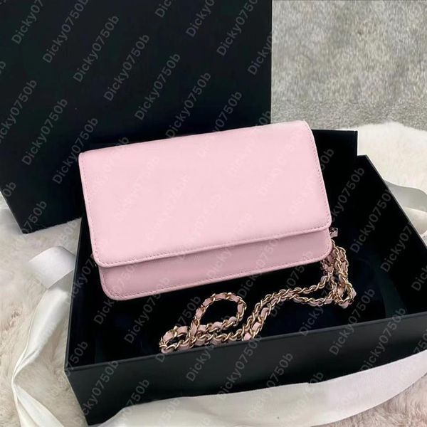 

designer purse luxury sac luxe woc women bags mini handbag classic flap shoulder messenger portable girl caviar leather shoulder b320f, Red;black