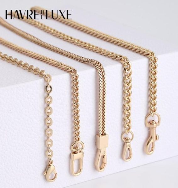 

bag parts accessories golden chain metal extension chains underarm crossbody shoulder belt replacement s strap for women039s 228241912, Black
