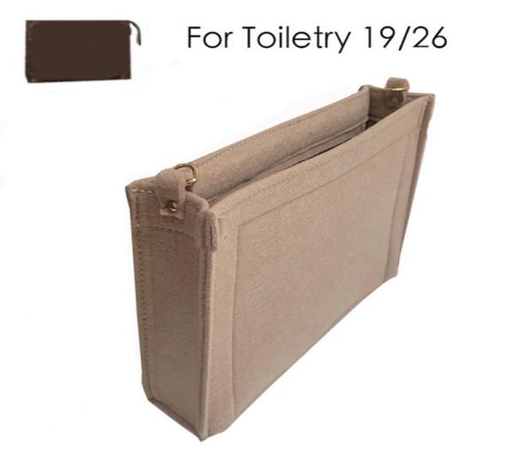 

for toiletry pouch 19 26 bag purse insert organizer makeup handbag travel organizer inner purse cosmetic bag base shaper 2103053443695583