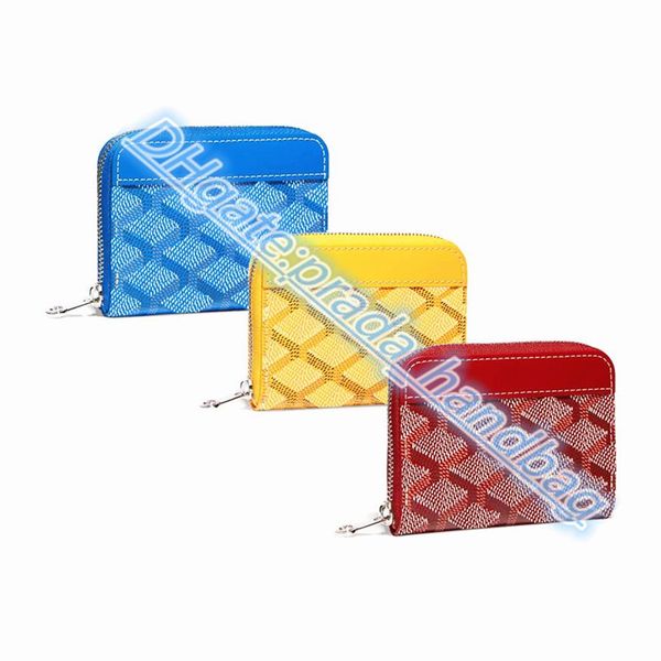 

luxurys genuine leather with box purse card holder mini designer women's mens wallet holders coin casual whole mini walle319u, Brown;gray