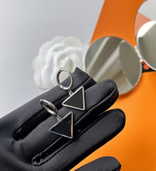 

fashion geometric stud earring black inverted triangle earrings for girls simple design earrings premium jewelry accessories coupl3574978, Golden;silver