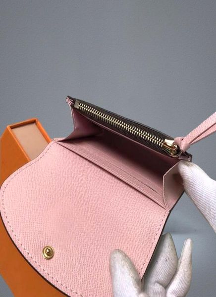 

dicky0750 designer wallets whole card holder classic short wallet for women clutch fashion box lady coin purse wom3142483, Red;black