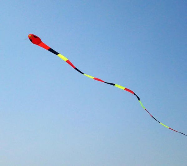 

3d 40meters stunt huge red hand snake power sport kite outdoor toy 2587682