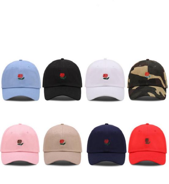 

embroidery cotton baseball cap boys girls snapback hip hop flat hat cotton rose embroidered baseball cap fashion wild hat9230706, Blue;gray