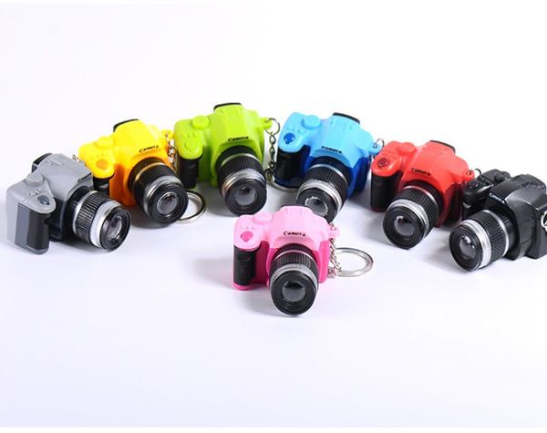 

creative camera led keychains with sound led flashlight key chain fancy toy key ring amazing gift keychain1029268, Silver