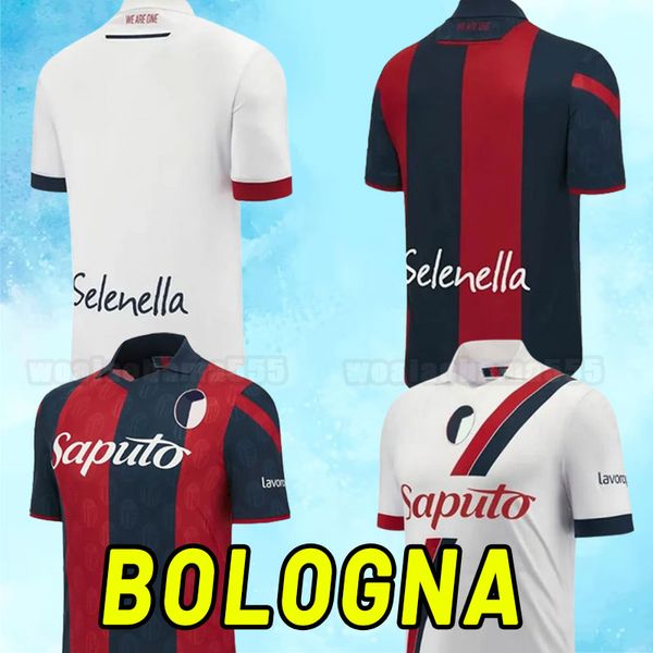 

2023 2024 bologna soccer jerseys orsolini posch dominguez ndoye moro 23 24 football shirt barrow zirkezz ferguson, Black;yellow