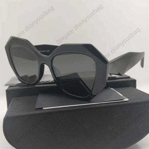 

shades acetate sunglasses for women black men chestnut personality brand designer summer girls polygon sun glasses, White;black