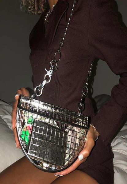 

evening bags metallic hollow out clutch bag women039s shoulder crossbody purse cage handbag party porm9484375