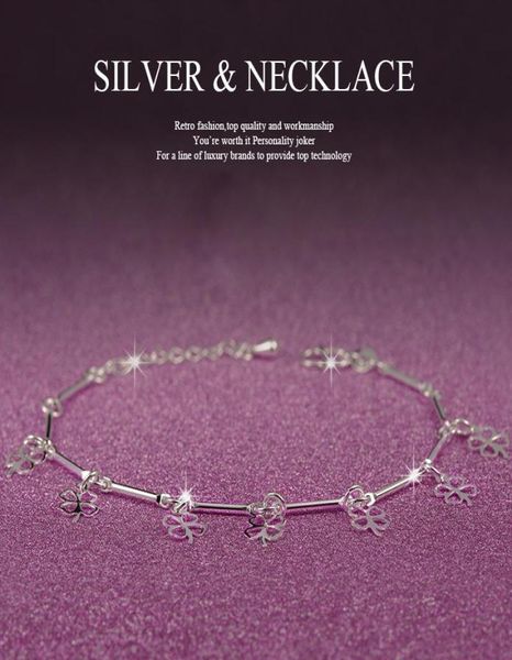 

heart charm bracelets bangles charm chain bracelets beautiful 925 sterling silver bracelets3989332, Black