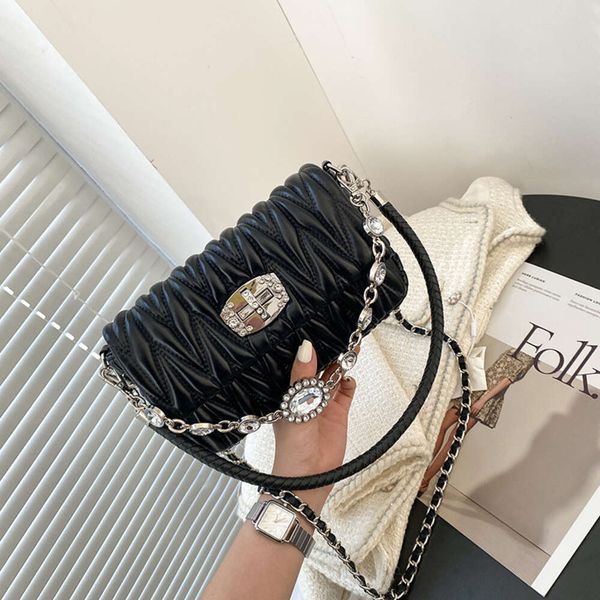 

designer bags bag for women fashion pleated chain bag shoulder underarm bag crossbody bag mui mui bag 0xqj