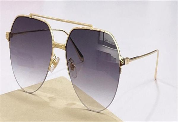 

new fashion design sunglasses 0514s pilot metal half frame simple and popular style uv400 protection glasses 799765, White;black