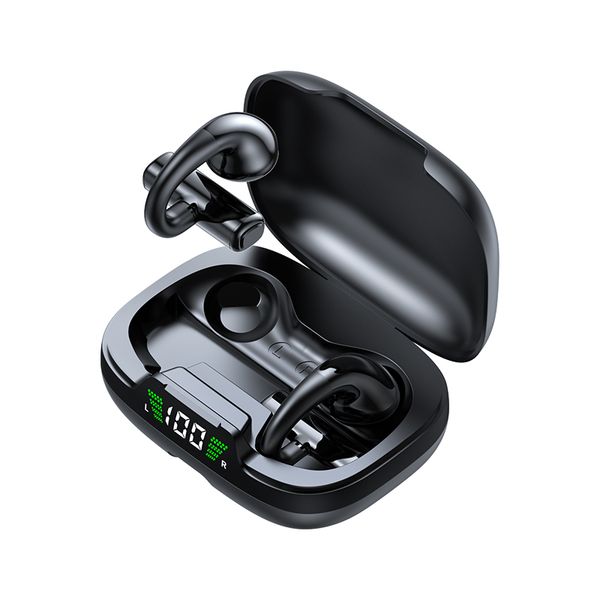 

tws jr03 true wireless earphones clip on headphone bluetooth headset 9d hifi stereo sound noise cancelling touch control gaming earbud earbu