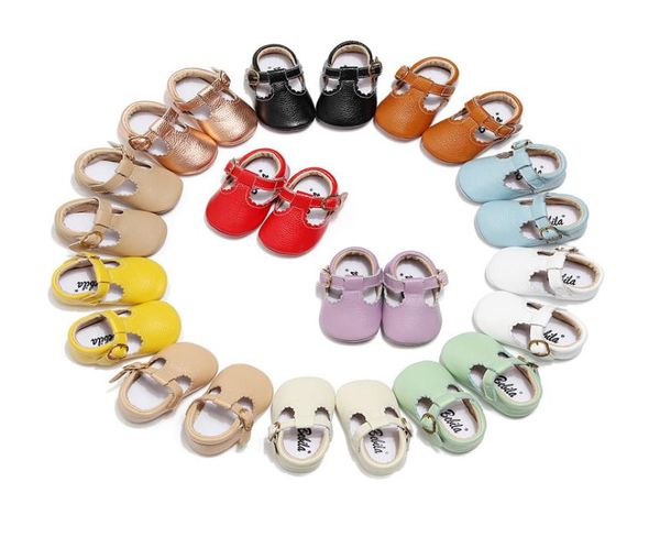 

2020 genuine leather tbar mary jane baby girls shoes infants toddler baby princess ballet shoes newborn crib shoes hard sole2469353