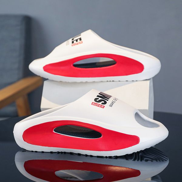 

platform slipper spring summer outdoor eva couple slipper men's sandals women's slipper slipper beach shoes home non-slip sports s, Black