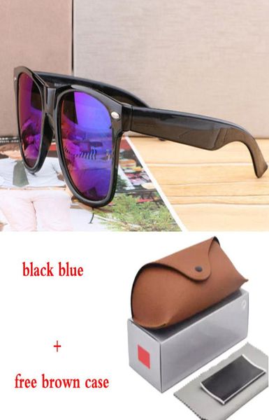 

2021 brand fashion designer sunglasses vintage pilot sun glasses uv400 men women mirror eyewear with case8831959, White;black