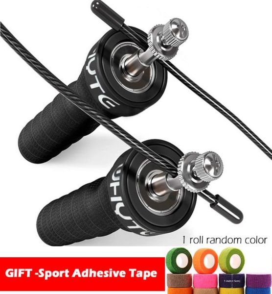 

(ship now) fitness speed jump rope crossfit skipping ropes pro ball bearings antiundefinedslip handles sports weighted training 201112272265
