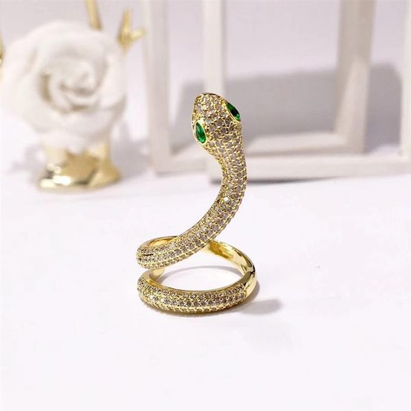 

fashion brand band ring punk silver rose gold stainless steel green amber spike rings jewelry for men women299a, Golden;silver