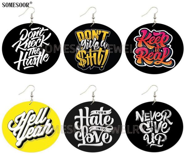 

doublesided printing selling european and american fashion african 549 wooden earrings8453825, Silver