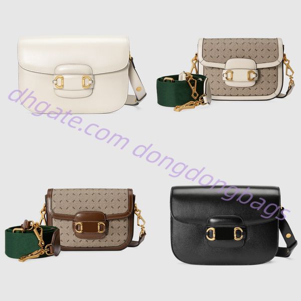 

luxury designer horsebit 1955 shoulder bag handbag retro square dinner bag wallet woven shoulder strap classic fashion mini crossbody bag