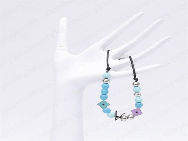 

designer delicate bracelets fashion matching necklace and bracelet charm bangle jewelry for man woman 9 styles 548581, Black