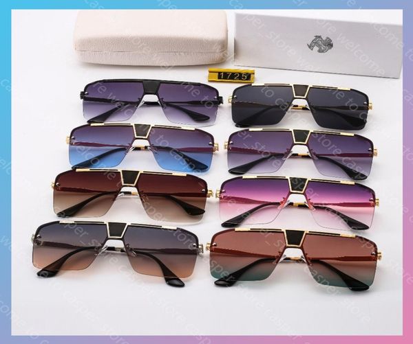 

women mens designers sunglasses with box alloy half frame fashion glasses polarizing antireflection luxury designers glasses uv pr3025820, White;black