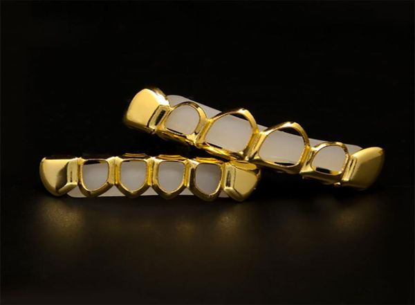 

new style 18k real gold plated rhinestone iced out hip hop gangster bling gold teeth grillz bottom grills set silicone vampire3573298, Black